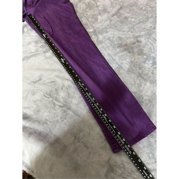 Additions by Chicos Jeans Womens Size 0.5 Small Purple Straight Leg Mid-Rise - Picture 6 of 7